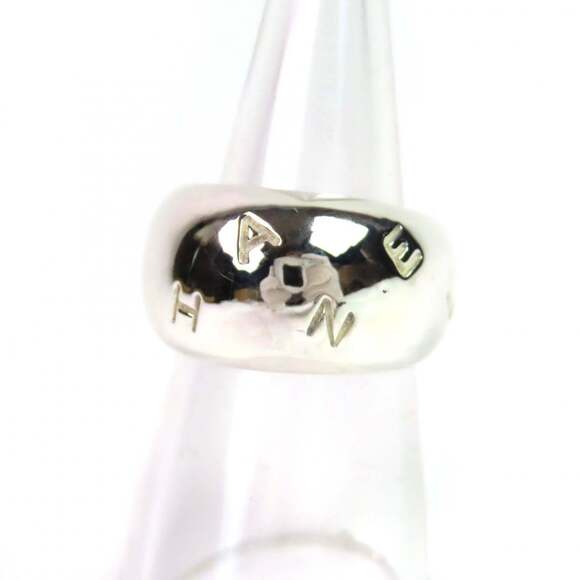 CHANEL Authentic Silver Ring
